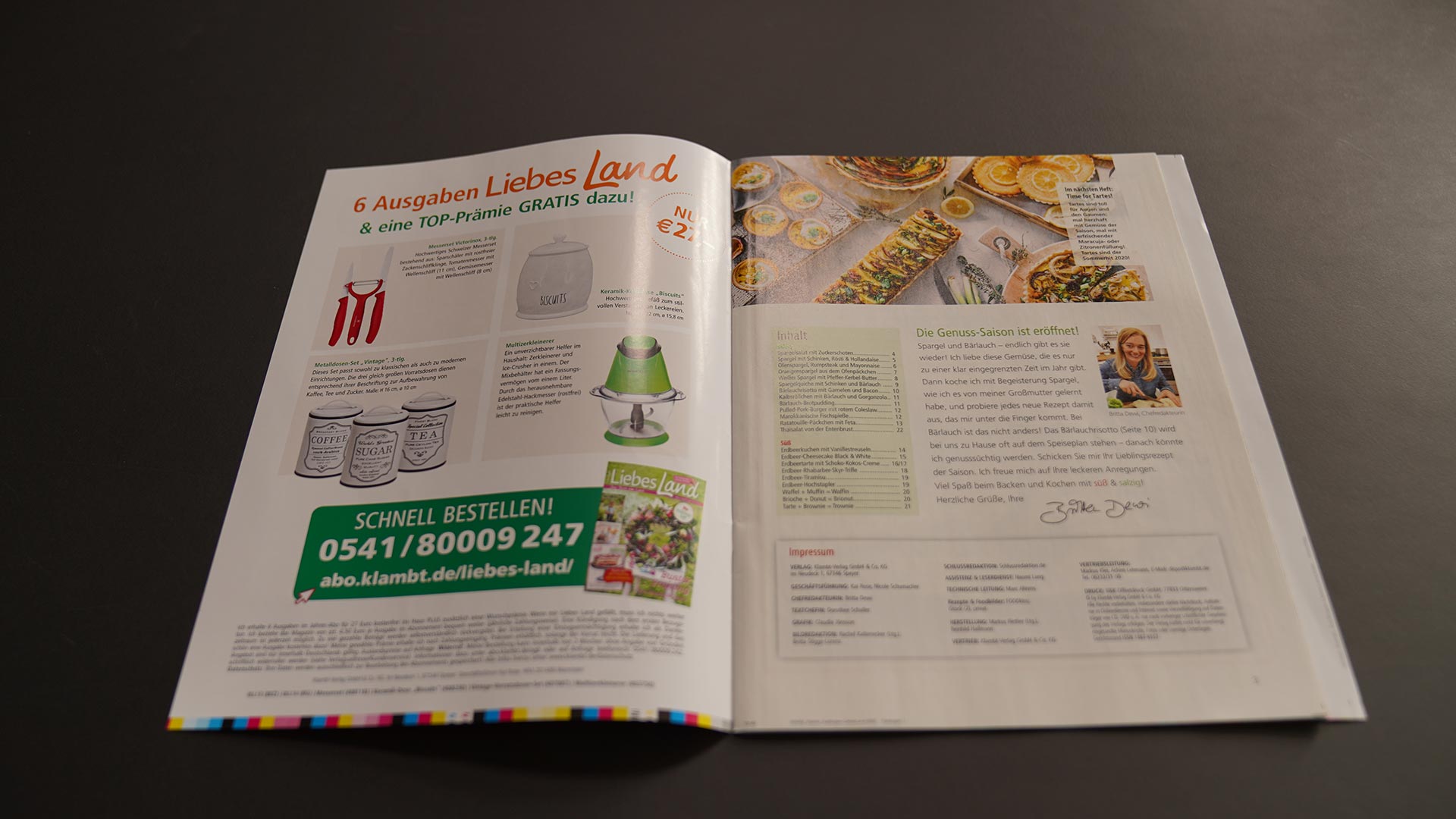 Rezeptmagazin als Beihefter