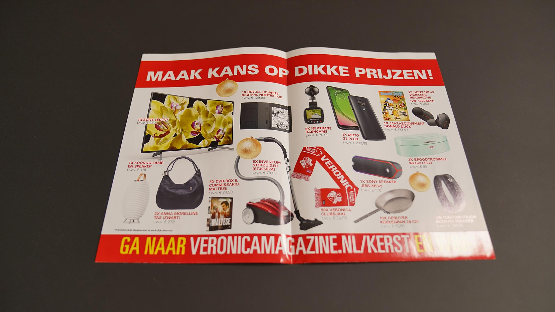 Beihefter zu einem Weihnachtsgewinnspiel