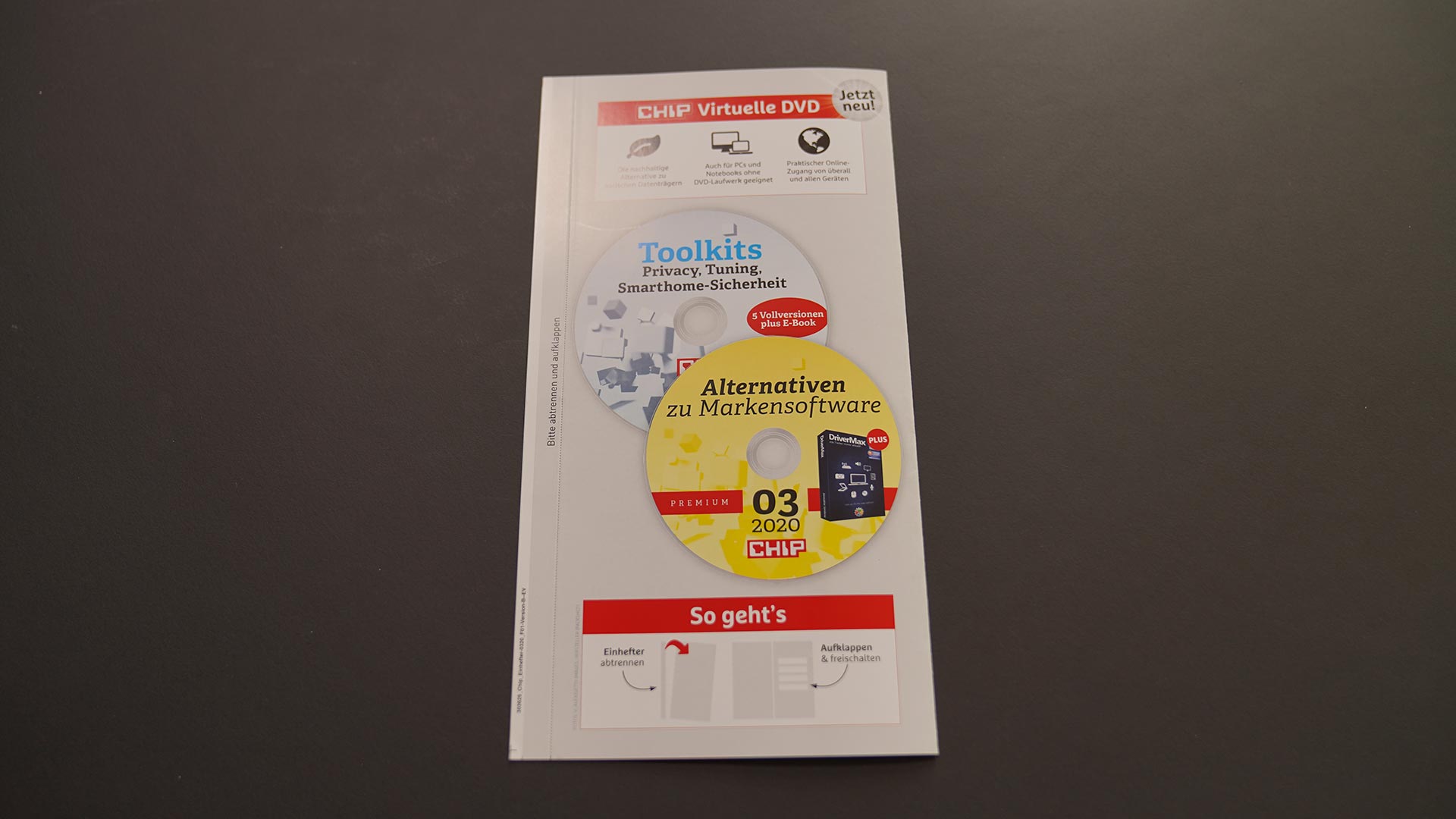 virtuelle DVD als Beihefter