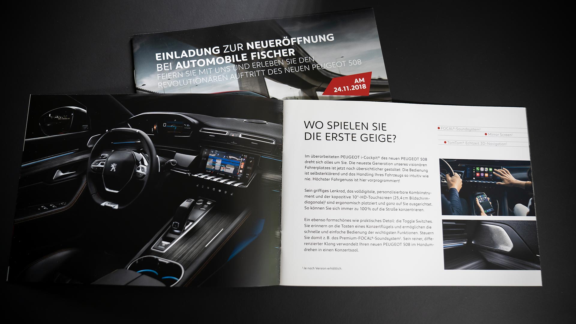 Broschüre eines Automobilherstellers