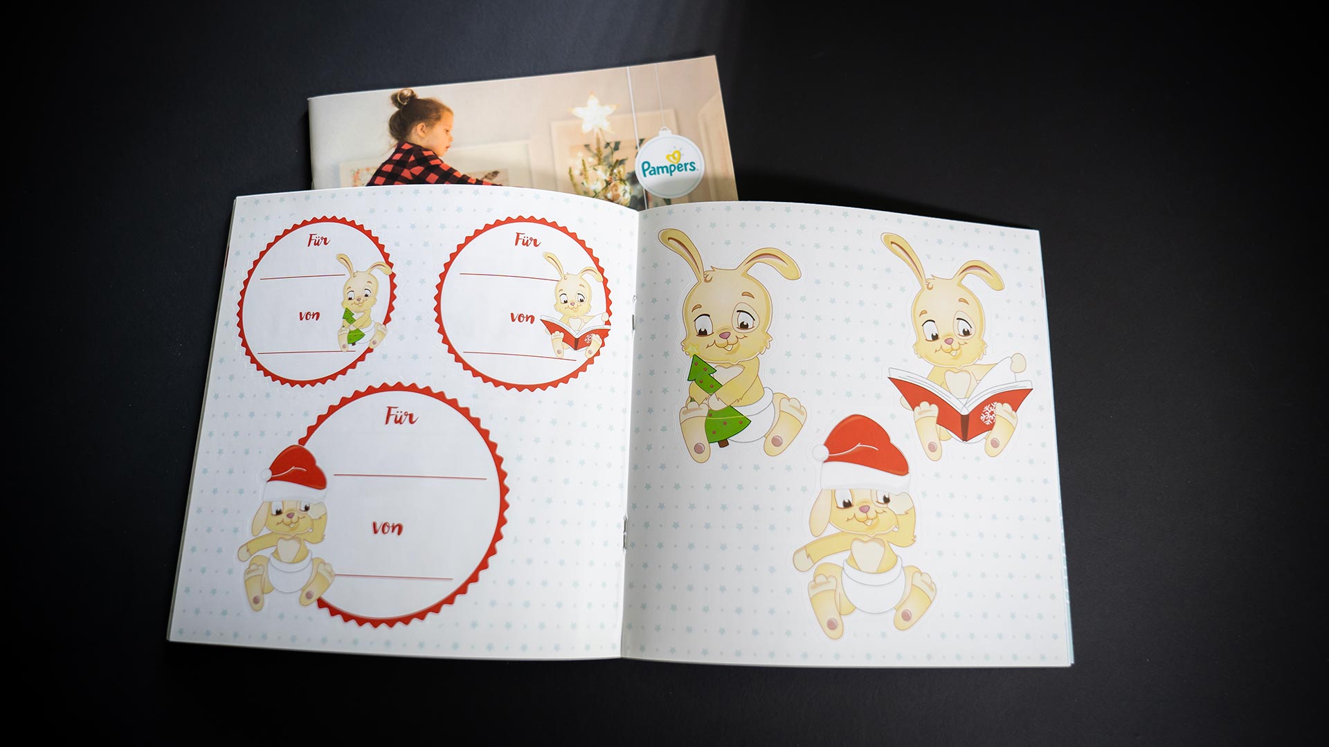 Pampers Stickerheft Ostertheme