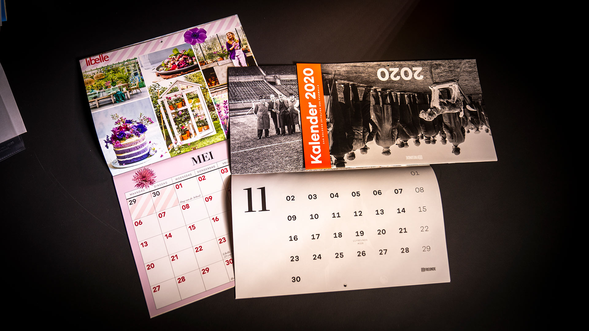 Wandkalender unterschiedlicher Größe
